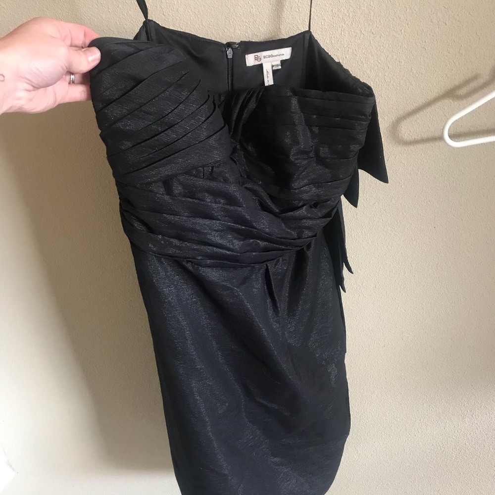 Little black strapless dress